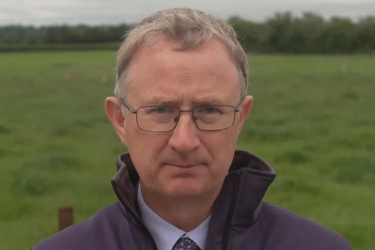 A close-up picture of a mans face with a green field in the background | FBD Insurance